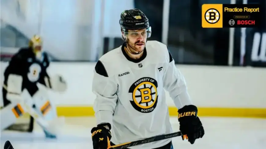 Sweeney, Pastrnak Discuss Bruins’ Trade Deadline Strategy in Practice Report