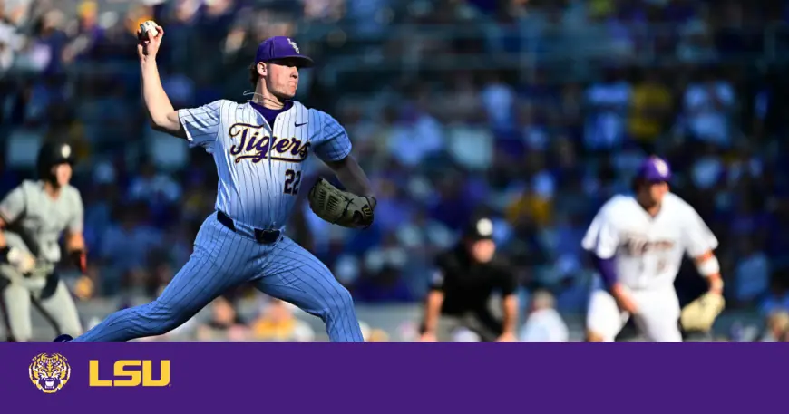 Lsu Baseball: Cooper Moore Pitches 7.2 Innings in 3-1 Win Over Northeastern