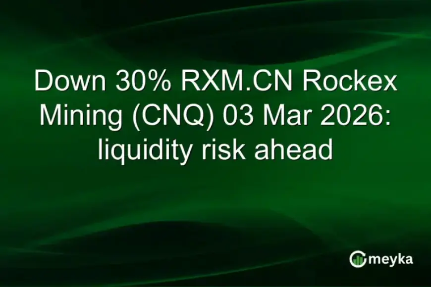 Rockex Mining Faces 30% Drop, Potential Liquidity Risk Looms