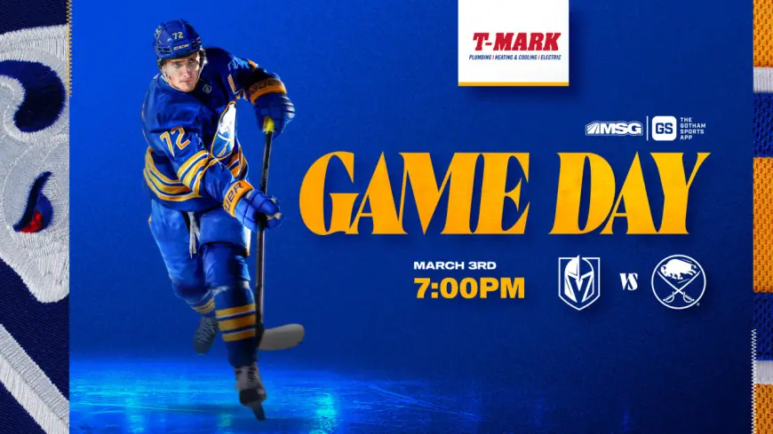 Golden Knights Vs Sabres: How to watch, lineup notes, and key storylines at KeyBank Center