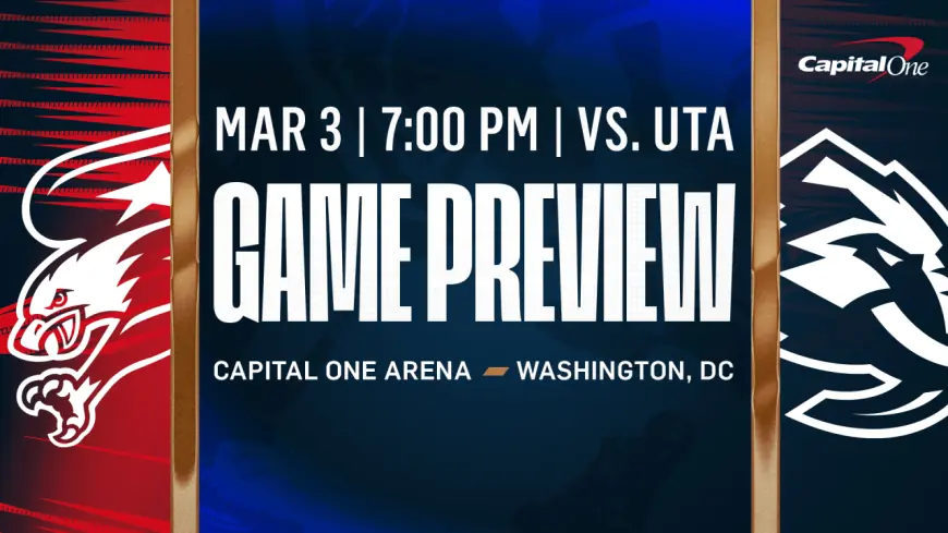 Mammoth Vs Capitals Preview: Caps Open March at Capital One Arena