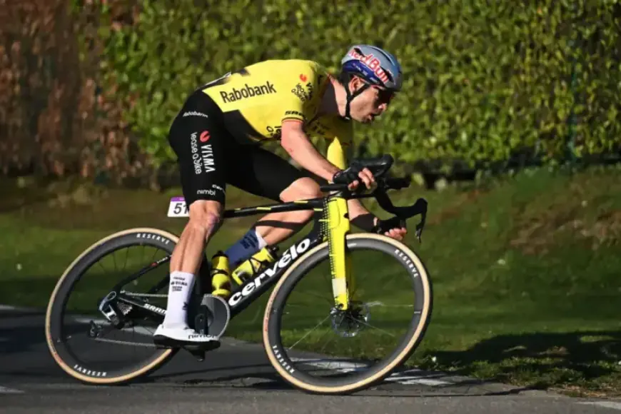 Glass Shards Sideline Wout van Aert from Ename Samyn Classic Victory Challenge