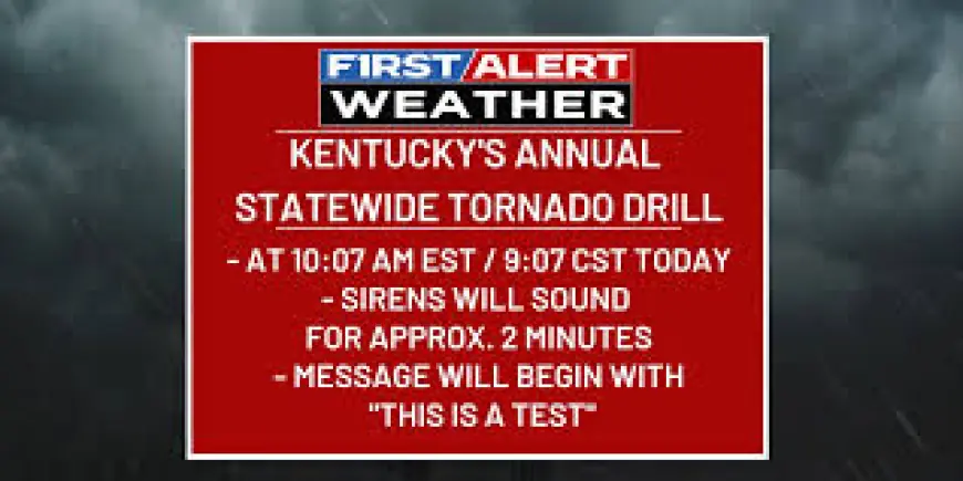Tornado Warning Drill in Lexington to Put Residents and Alert Systems to the Test During Severe Weather Awareness Week