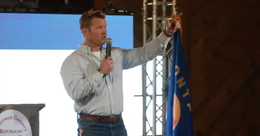 Sen. Sheehy Amid Capitol Police and Protester Clash