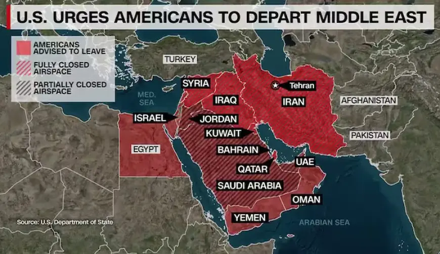 US Citizens Middle East: "Depart Now" Order as Iran War Enters Day 5