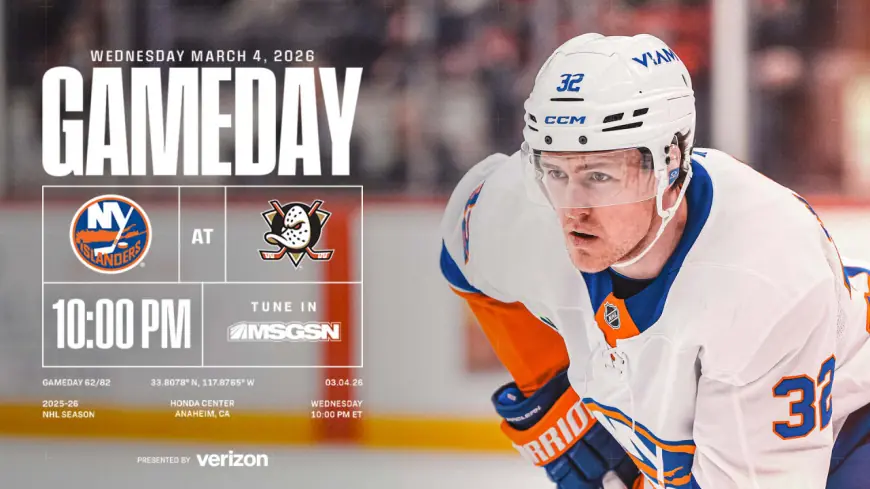 Islanders Vs Ducks Preview: Schaefer’s Scoring, Rittich to Start in Anaheim