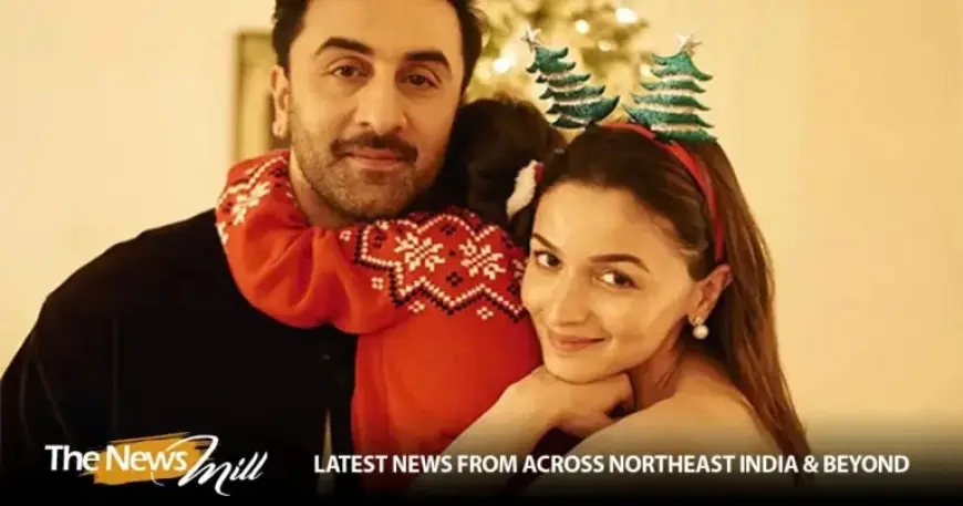 Alia Bhatt, Ranbir Kapoor with Daughter Raha at T20 World Cup Semi-Final