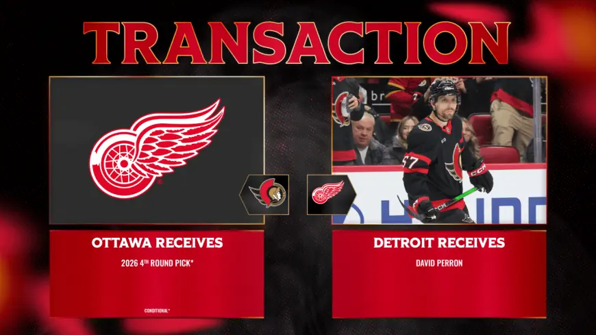 Red Wings Re-Acquire David Perron From Senators