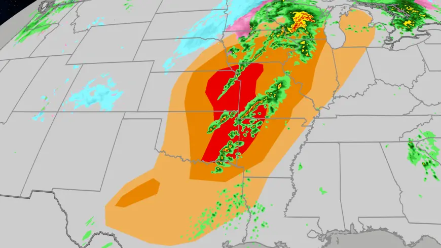 Tornado Threat Joins Severe Outbreak Forecast From Texas to Iowa