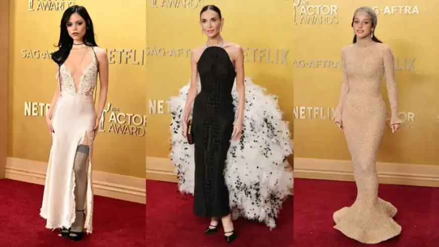 Demi Moore and Jenna Ortega Shine on the Red Carpet