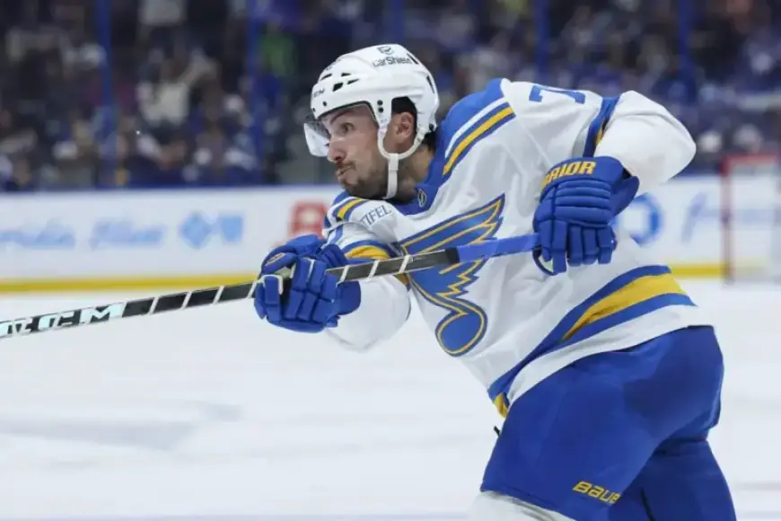 Blues Trade Justin Faulk to Red Wings for Draft Picks, Prospect Buchelnikov
