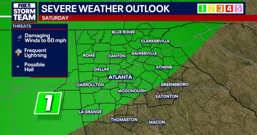 Atlanta Weather: Record heat to 'ring the bell' before weekend severe storm threat