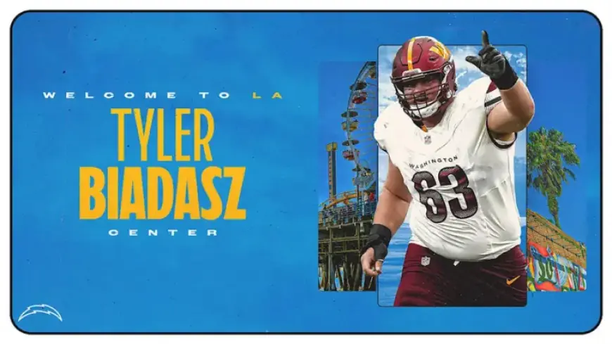Chargers Secure Pro Bowl Center Tyler Biadasz Signing
