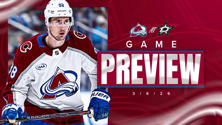 Avalanche Vs Stars: A Tilt in Texas — March 6 Preview, How to Watch and Lineup Notes