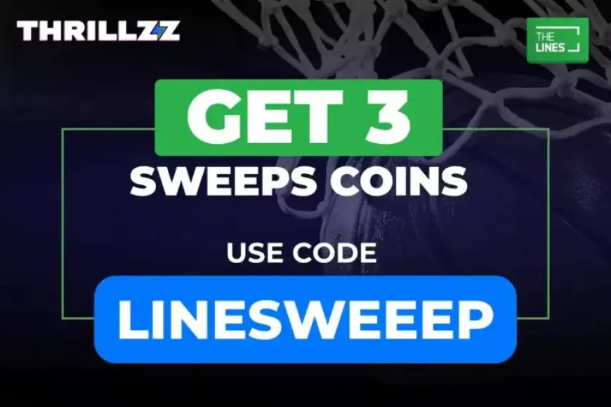Thrillzz Code LINESWEEP: Wager 3 Sweep Coins on Rockets vs Trail Blazers NBA