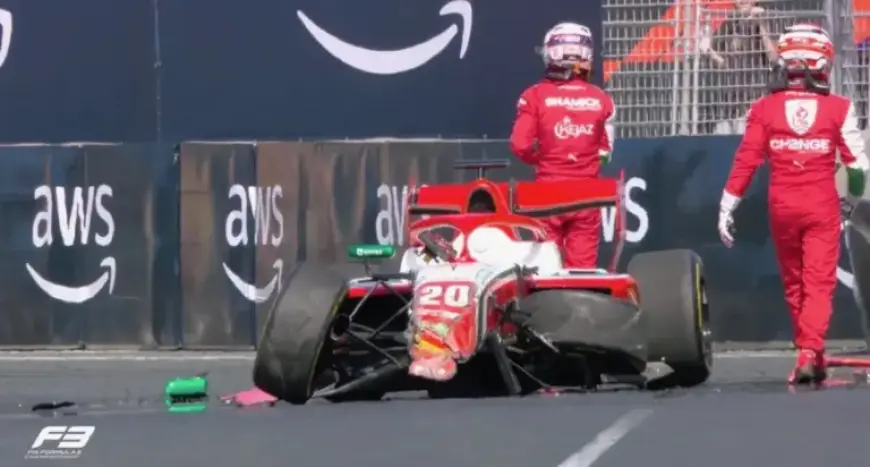 Sharp and Wharton Collide in Major Formula 3 Crash