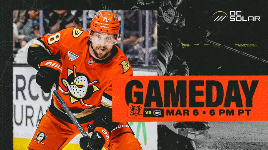 Canadiens Vs Ducks Preview: Ducks Look to Keep Rolling at Honda Center