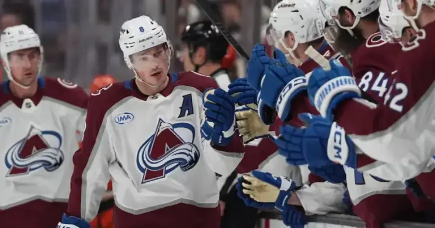 Makar, Kelly Propel Avalanche to Victory Over Ducks, Completing SoCal Sweep