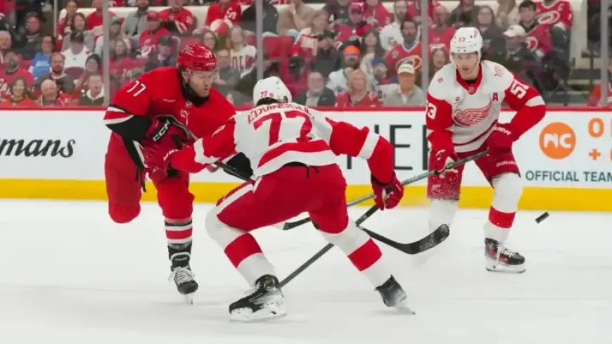 Hurricanes’ Defense Halts Red Wings’ Comeback in 5-2 Victory