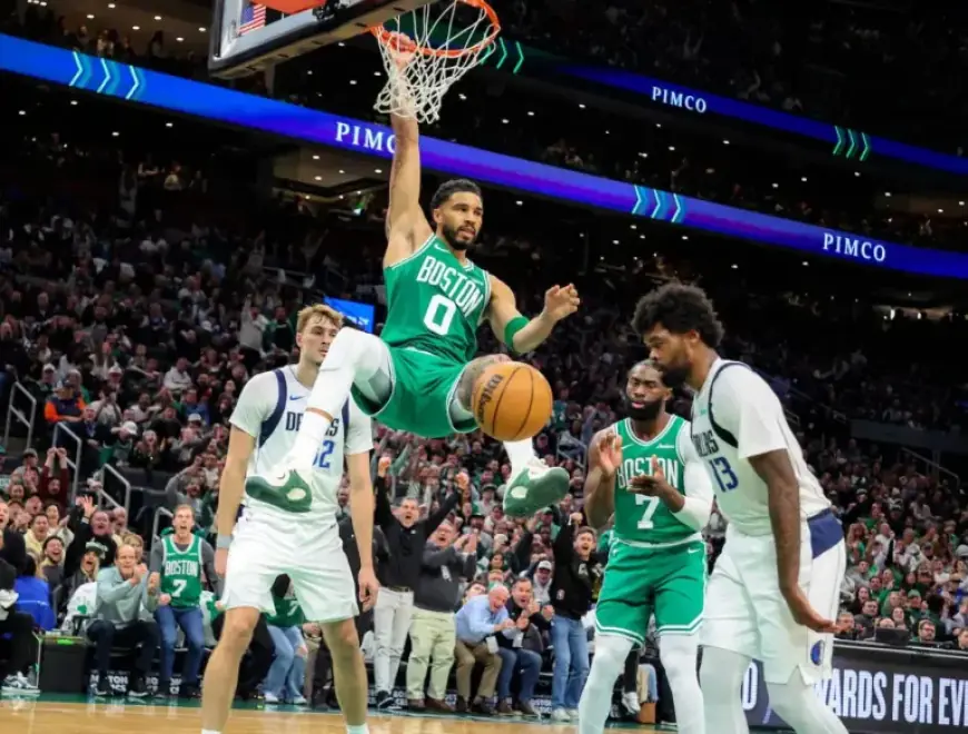 Jayson Tatum Leads Celtics to Victory Over Mavericks After Injury Return