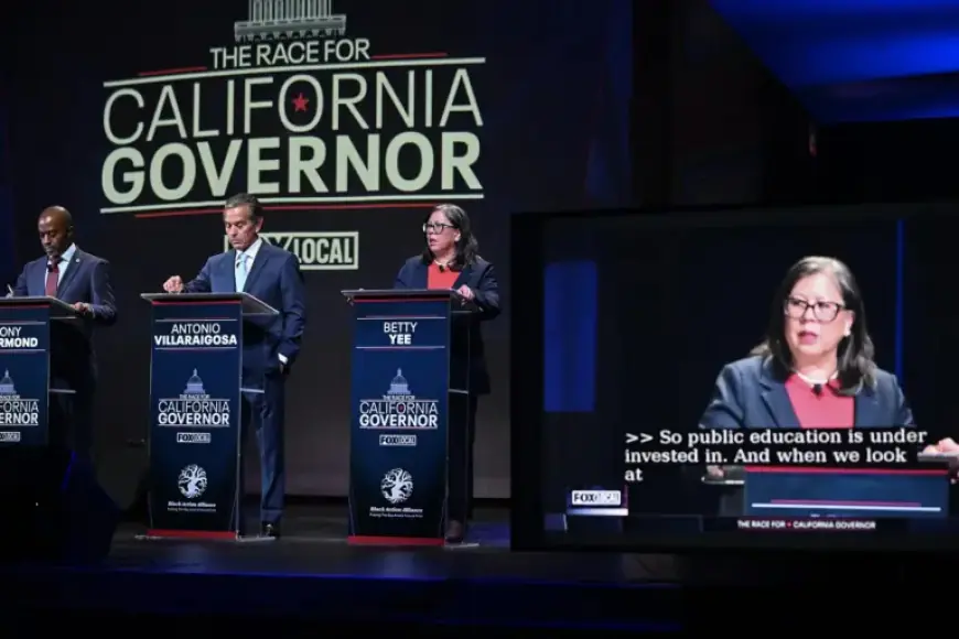 Ten Candidates Compete in California Governor Race