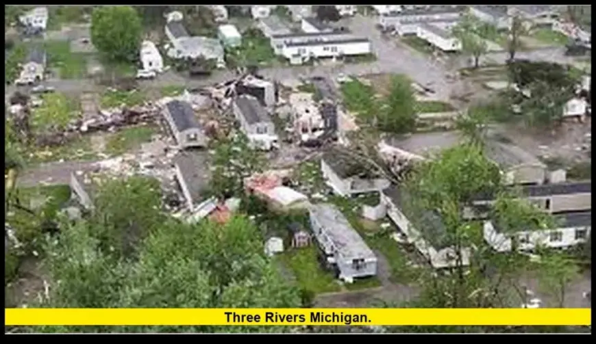 Three Rivers Michigan Reels After Tornoto Damage As Recovery Moves Into Saturday