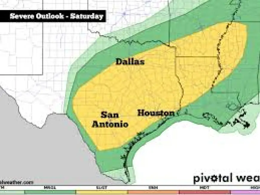 San Antonio Weather: Cold Front Brings Hail, Flood Threat and a Wet Stretch