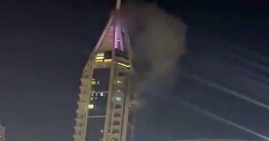 Dubai Marina Under Fire: 23 Marina Tower Hit by Iranian Drone Strike Saturday Night