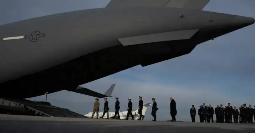 Trump Attends Repatriation Ceremony for U.S. Service Members’ Remains