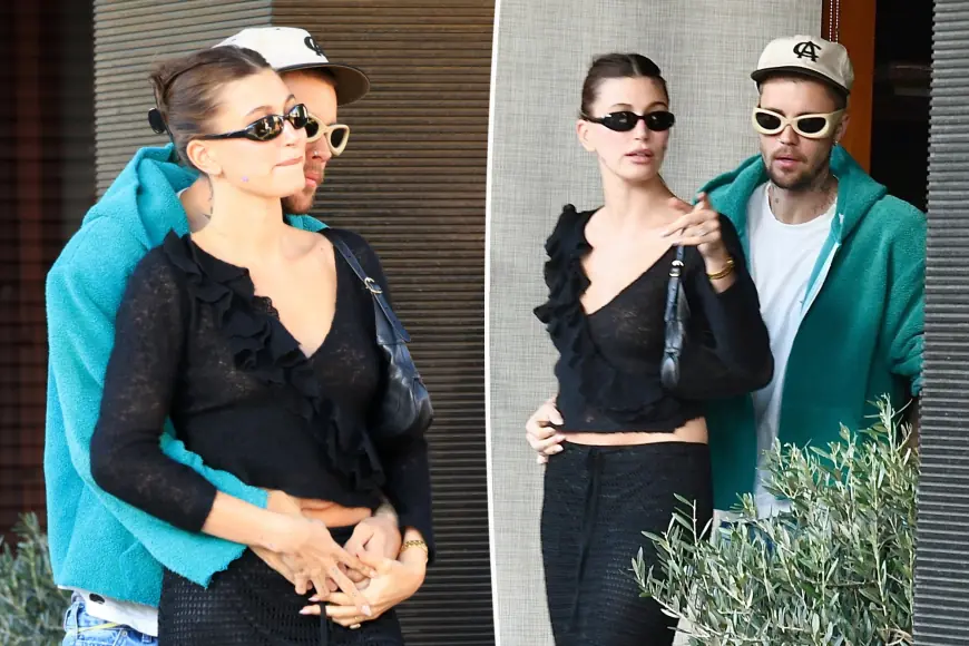 Hailey Bieber Opens Up About Surprise Pregnancy as Couple Share PDA in LA