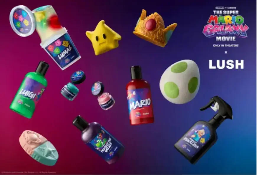 Lush Debuts Super Mario Galaxy Movie Line on March 10, 2026