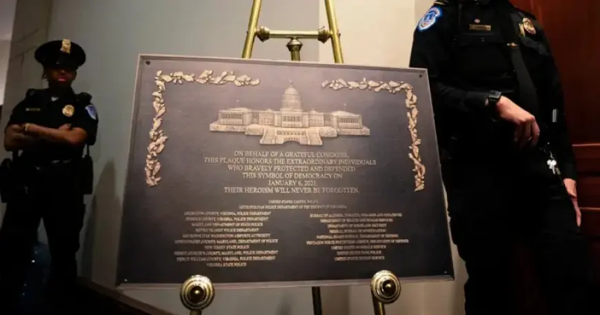 U.S. Capitol Installs Jan. 6 Memorial Plaque After Prolonged Delay