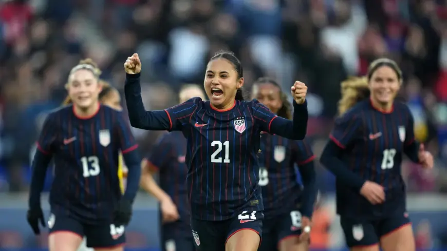 USWNT Wins 2026 SheBelieves Cup! USA Beats Colombia 1-0 on Alyssa Thompson Stunner