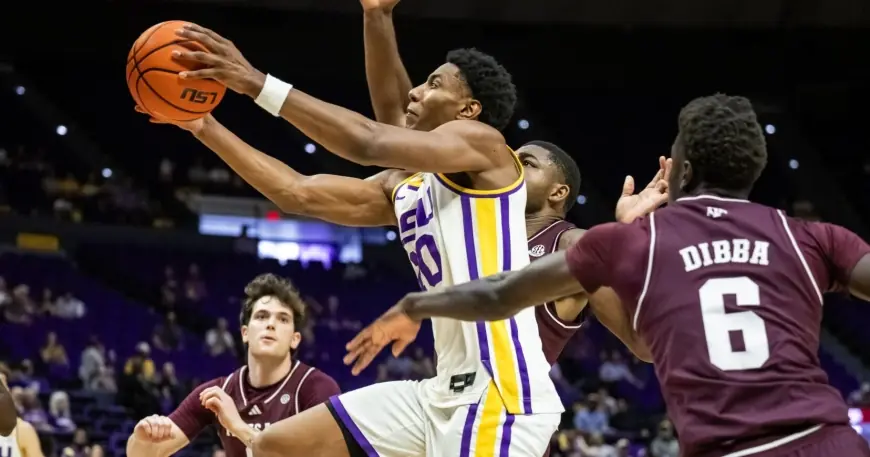 Texas A&m Basketball Trails LSU After Sluggish First Half at PMAC