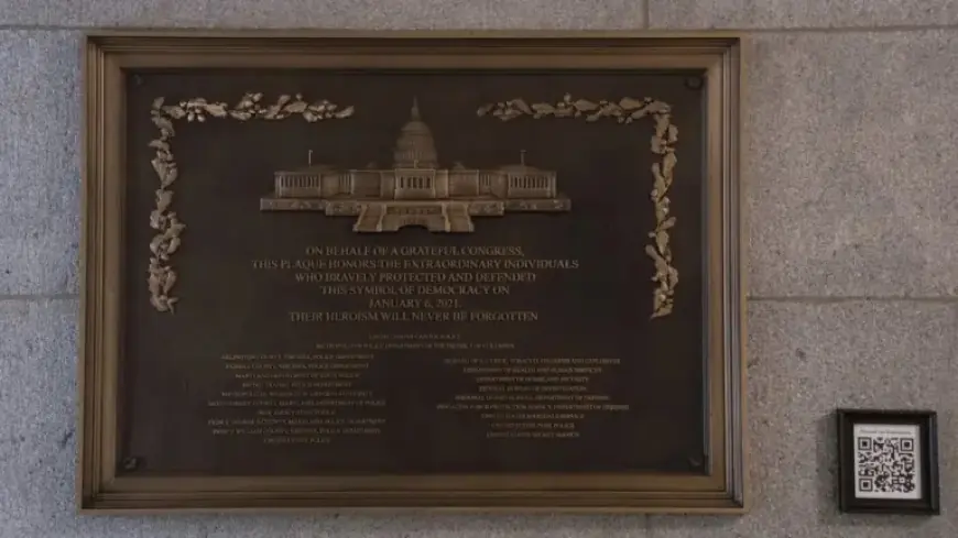 Capitol Unveils Jan. 6 Police Tribute Plaque After 3-Year Delay