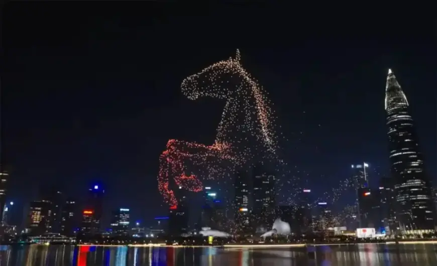 Year of the Horse Drone Show to Illuminate Chinese New Year Parade