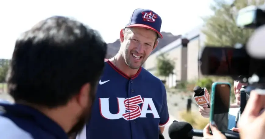 Clayton Kershaw joins Team USA workouts as WBC adds final chapter