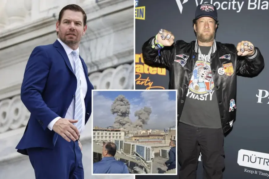Eric Swalwell Faces Dual Fire: $25K Donation from CCP-Tied Lawyer and a Public Clash with Dave Portnoy over Iran Strikes