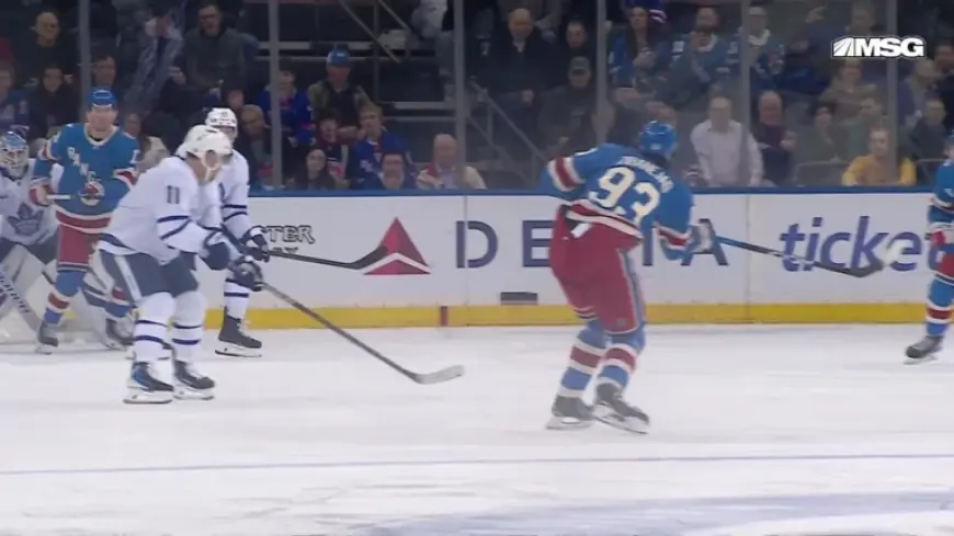 Alexis Lafreniere Sparks Rangers’ Offense With Winner in 6-2 Victory