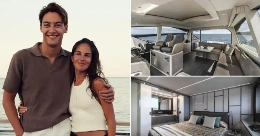 George Russell Girlfriend Carmen Montero Mundt Confirmed; Monaco Home and £2.2m Yacht