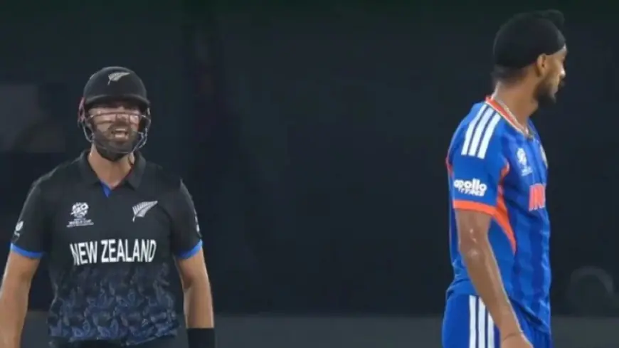 Daryl Mitchell Confronts Arshdeep Singh, Forcing On-Field Warning at World Cup Final
