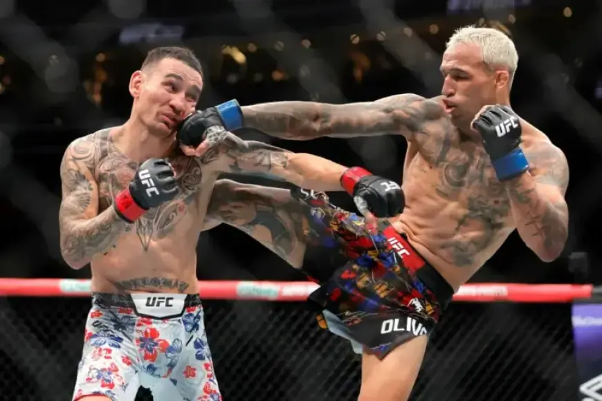 Charles Oliveira Claims BMF Title from Max Holloway at UFC 326 After 11 Years