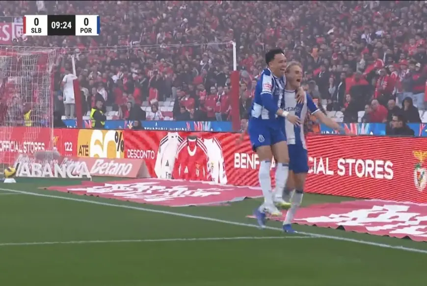 Benfica vs Porto Result: 2-2 — Mourinho Sent Off as Late Barreiro Goal Steals Drama at Estádio da Luz