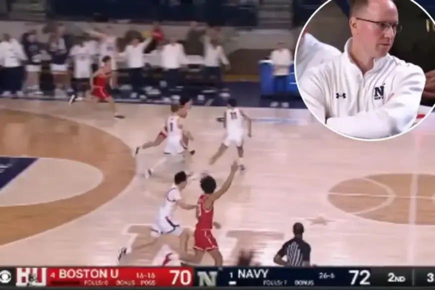 Boston University Shocks Navy Amid Clock Controversy