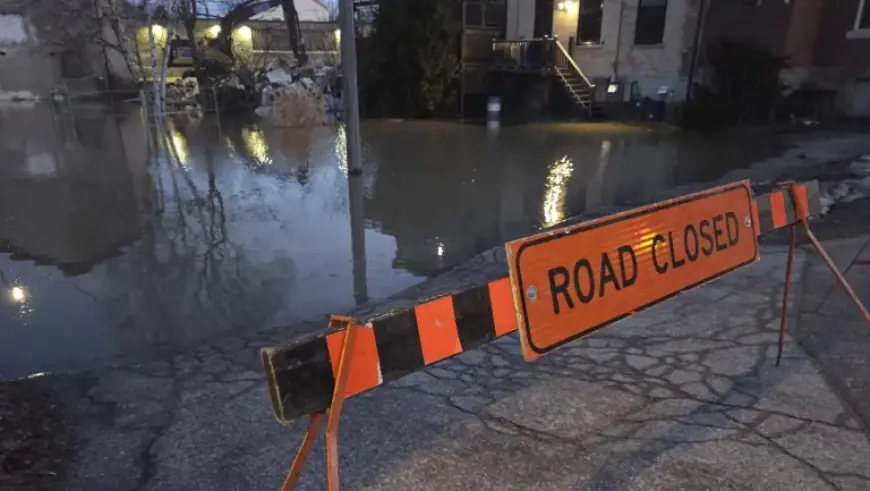 Flood Warnings Disrupt Ayr and New Hamburg After Ice Storm Ontario Forecast