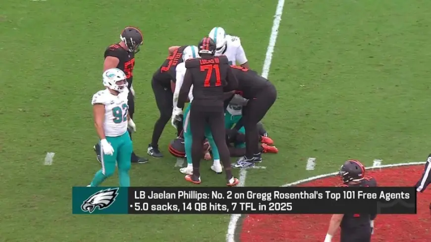 Jaelan Phillips agrees to four-year deal with Panthers as Eagles weigh free agency