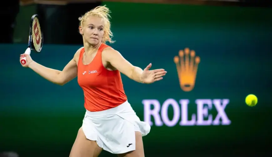 Siniakova’s long night in Indian Wells ends with a third-round ticket