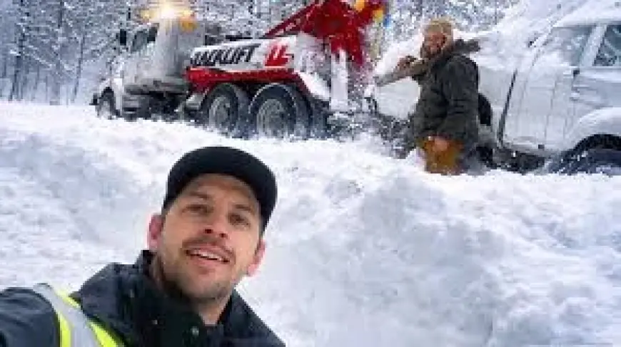 Weather.com and the Iowa snowplow that brought a buried pickup back into view