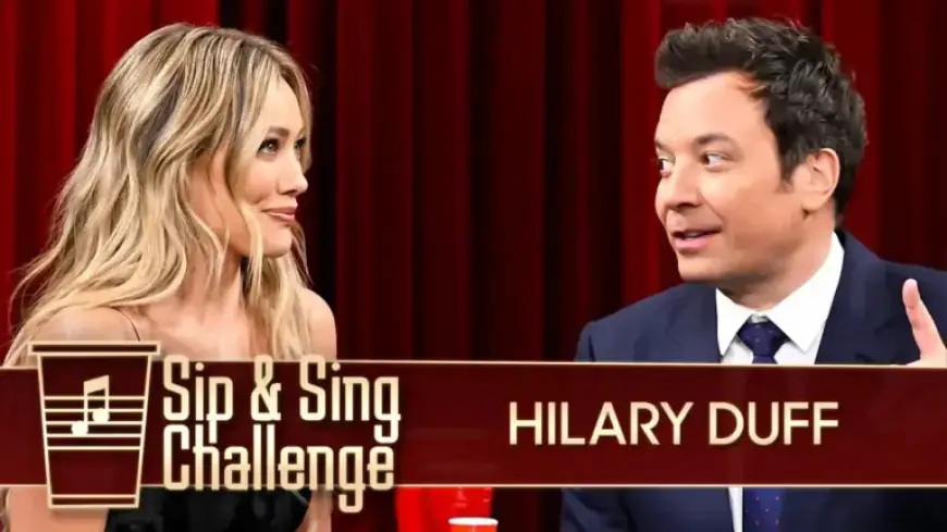 Hilary Duff Leads Yahoo’s Sip and Sing Challenge