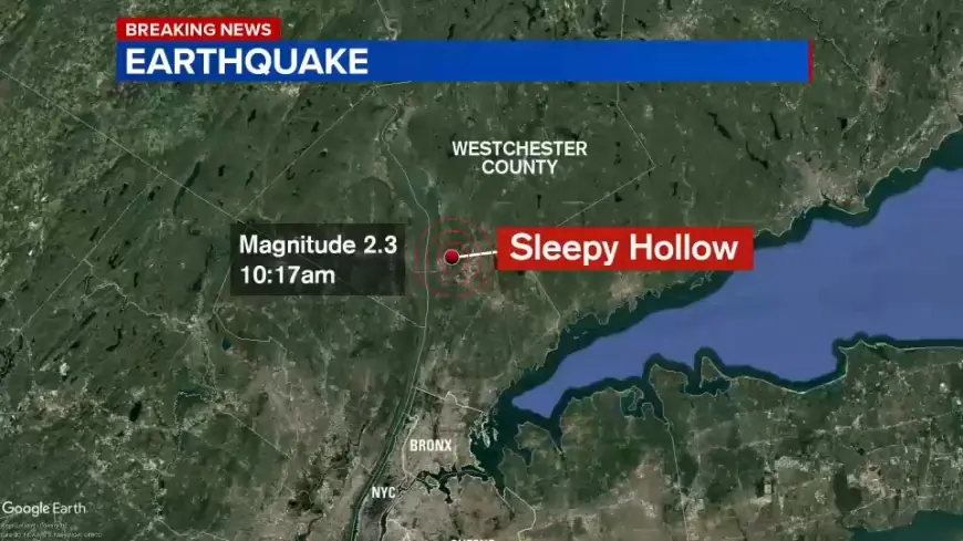 Magnitude 2.3 Earthquake Strikes Sleepy Hollow, Rattles Westchester County and NYC Bronx Tuesday Morning